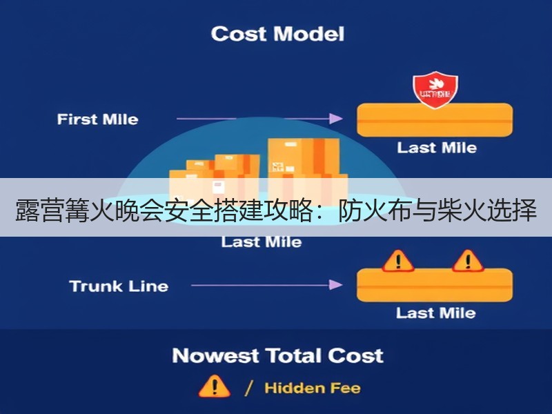 露营篝火晚会安全搭建攻略：防火布与柴火选择