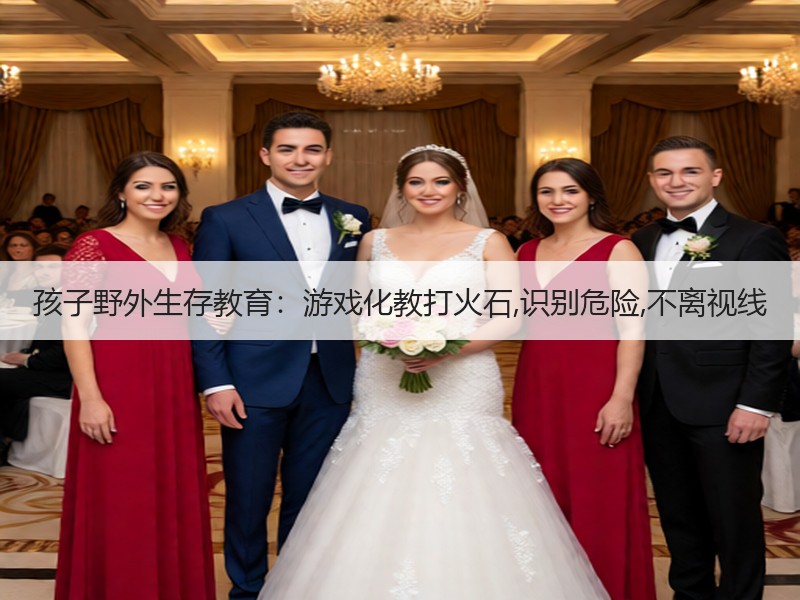 孩子野外生存教育：游戏化教打火石,识别危险,不离视线