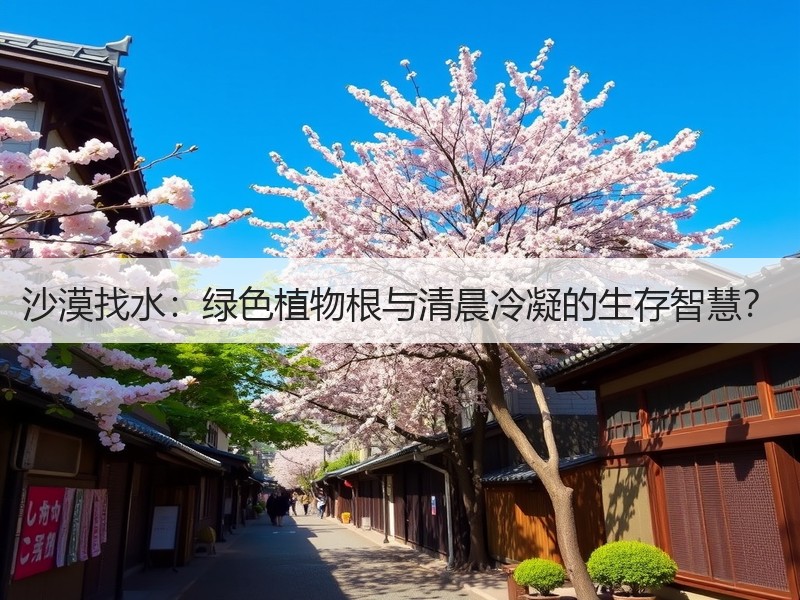 沙漠找水：绿色植物根与清晨冷凝的生存智慧？