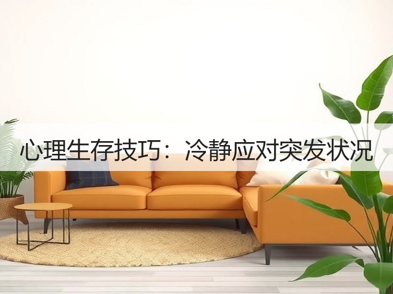 心理生存技巧：冷静应对突发状况