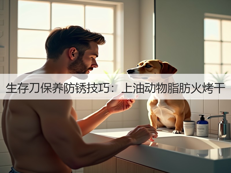 生存刀保养防锈技巧：上油动物脂肪火烤干