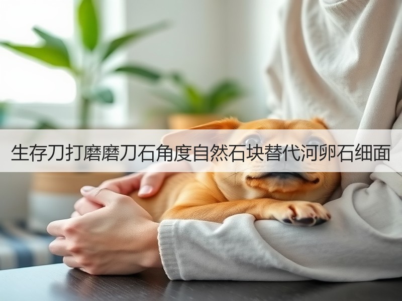 生存刀打磨磨刀石角度自然石块替代河卵石细面