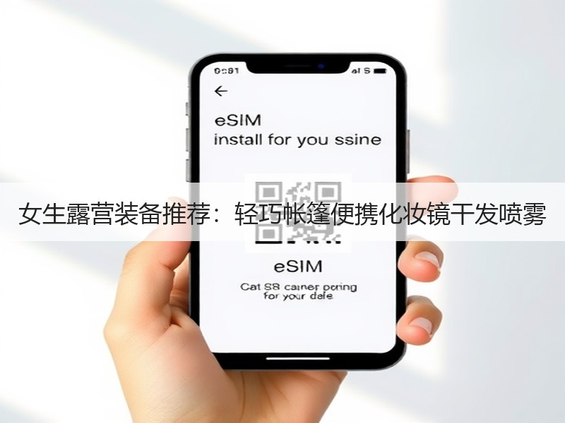女生露营装备推荐：轻巧帐篷便携化妆镜干发喷雾